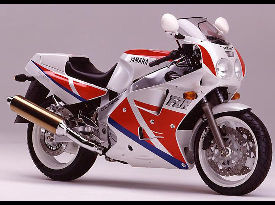 1990 Yamaha FZR1000 (white)