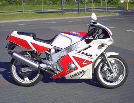 1991 Yamaha FZR600 (white)